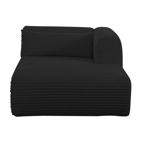 Tarra 71" Fluffy Oversized Performance Corduroy Modular Chaise - View 15