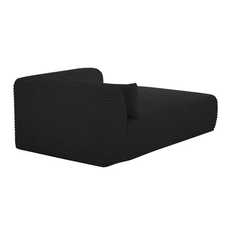 Tarra 71" Fluffy Oversized Performance Corduroy Modular Chaise - View 17