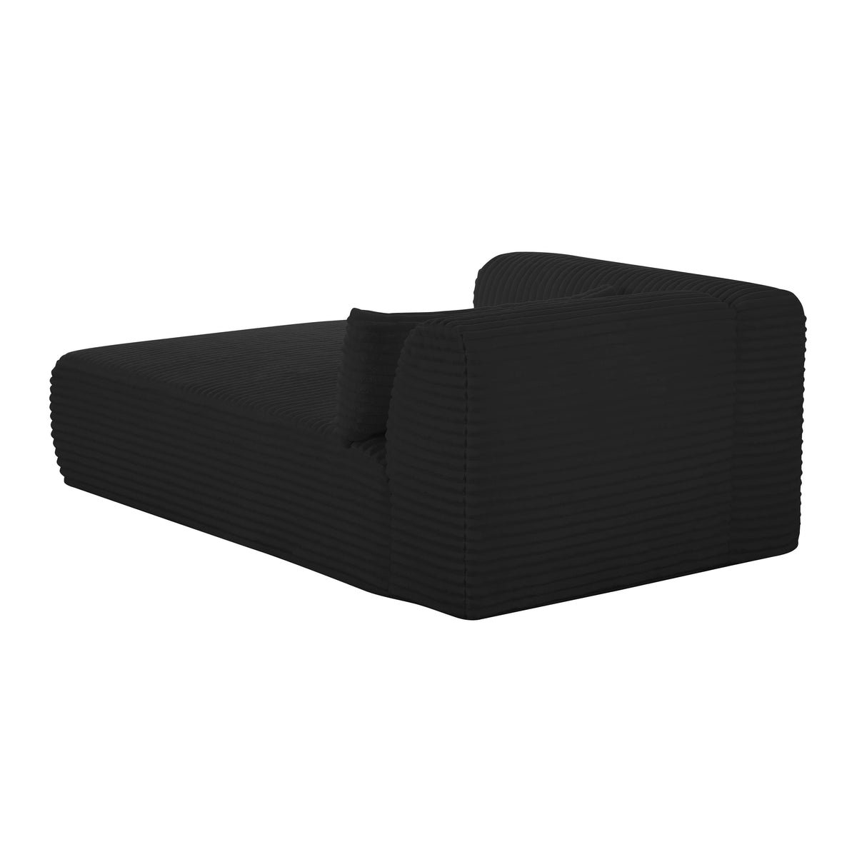 Tarra 71" Fluffy Oversized Performance Corduroy Modular Chaise - View 25