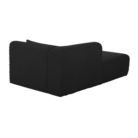 Tarra 71" Fluffy Oversized Performance Corduroy Modular Chaise - View 26