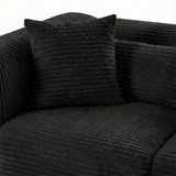 Tarra 4-Piece Fluffy Oversized Performance Corduroy Modular U-Sectional - View 5