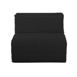 Tarra Fluffy Oversized Corduroy Modular Armless Chair