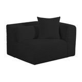 Tarra Fluffy Oversized Performance Corduroy Modular Corner Chair - View 14