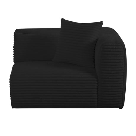 Tarra Fluffy Oversized Performance Corduroy Modular Corner Chair - View 16