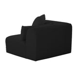 Tarra Fluffy Oversized Performance Corduroy Modular Corner Chair - View 17