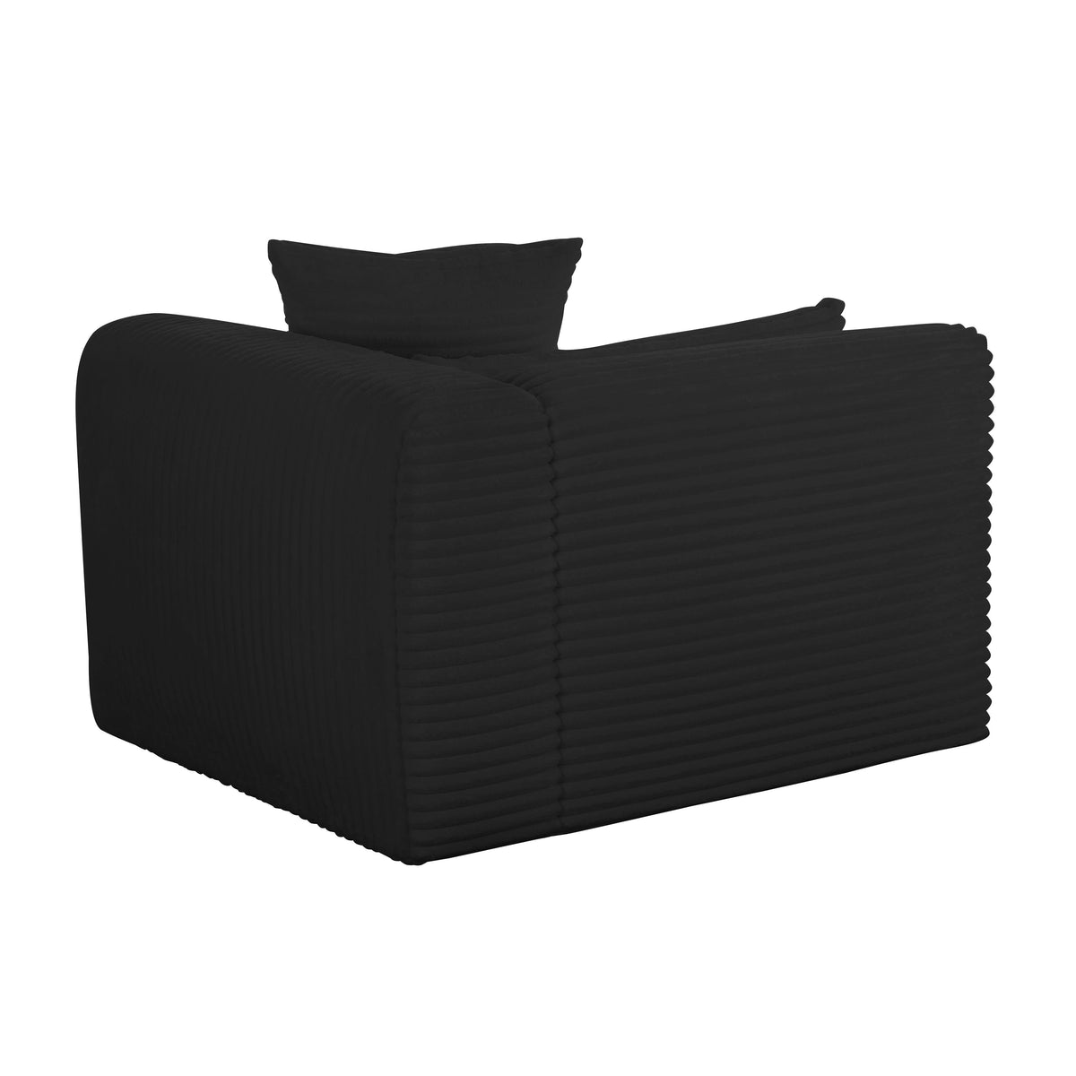 Tarra Fluffy Oversized Performance Corduroy Modular Corner Chair - View 18