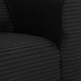 Tarra Fluffy Oversized Performance Corduroy Modular Corner Chair - View 19