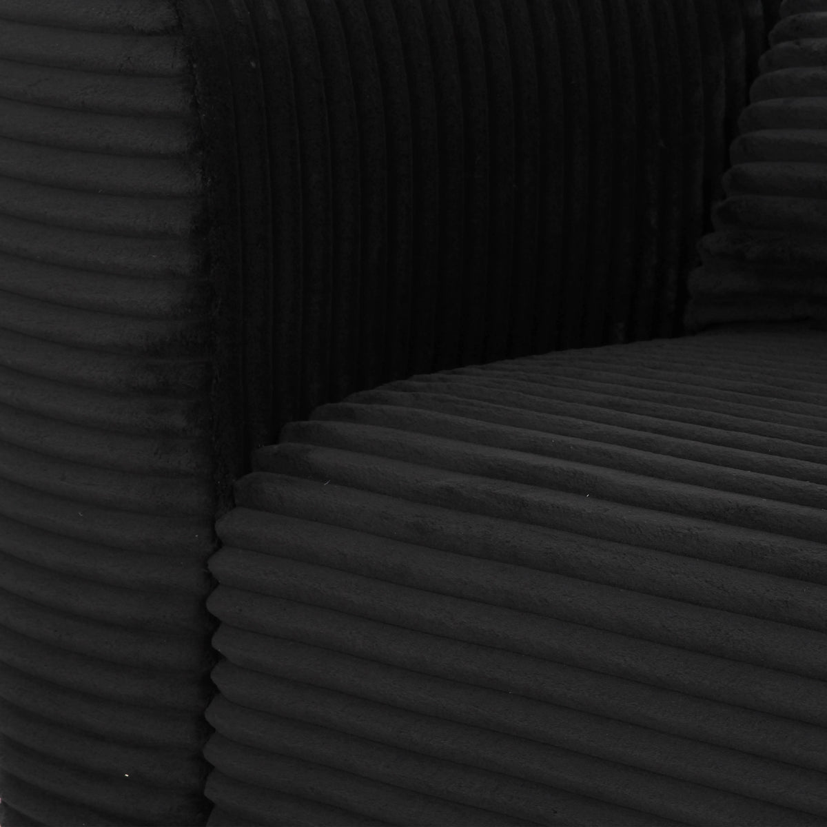 Tarra Fluffy Oversized Performance Corduroy Modular Corner Chair - View 26