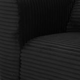 Tarra Fluffy Oversized Performance Corduroy Modular Corner Chair - View 26