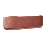 Circe Taupe Textured Velvet Sofa