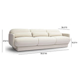 Azalea 90.5" Velvet Sofa