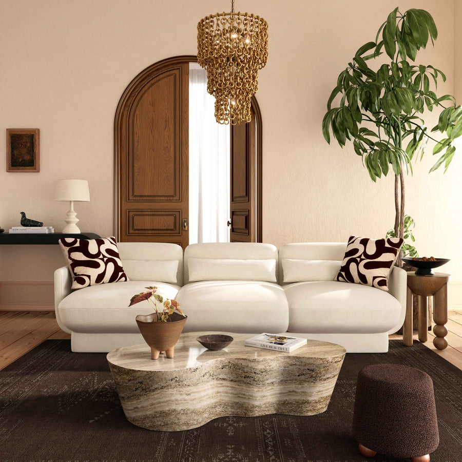 Azalea 90.5" Velvet Sofa