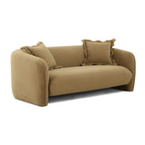 Lou 71.5" Cafe Au Lait Performance Velvet Loveseat