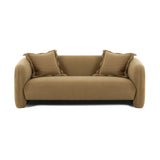 Lou 71.5" Cafe Au Lait Performance Velvet Loveseat