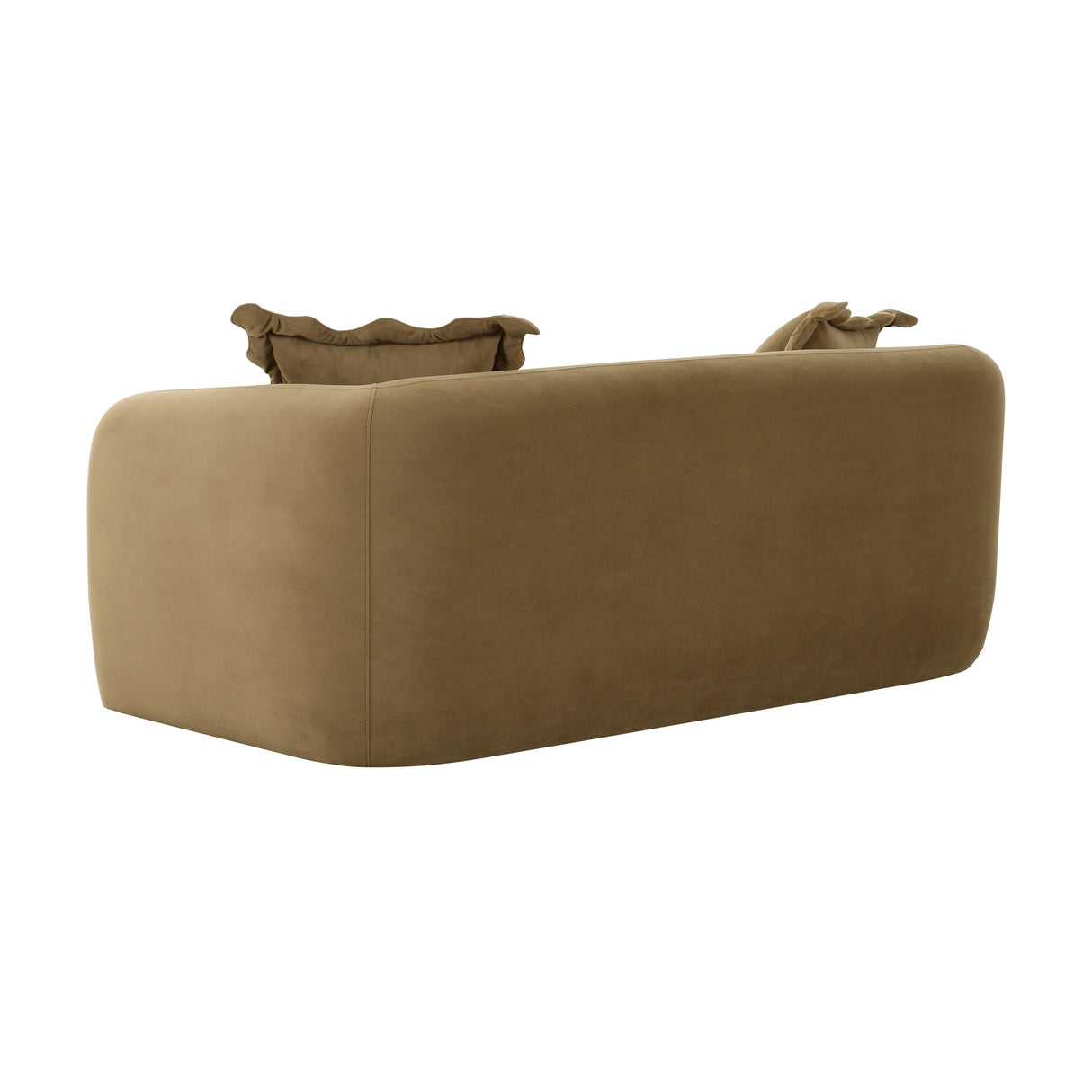 Lou 71.5" Cafe Au Lait Performance Velvet Loveseat