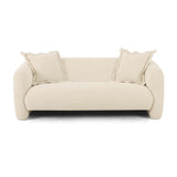 Lou 71.5" Sandstone Textured Fabric Loveseat