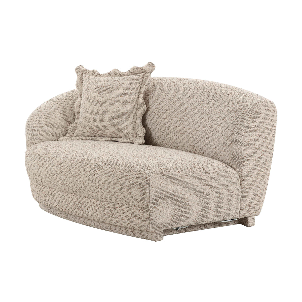 Marion 60" Two-Tone Textured Performance Boucle Loveseat - View 1