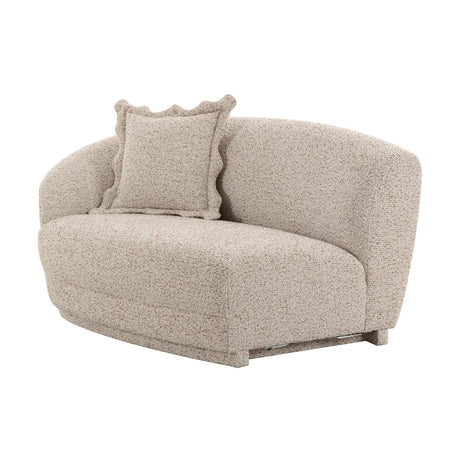Marion 60" Two-Tone Textured Performance Boucle Loveseat - View 1