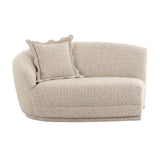 Marion 60" Two-Tone Textured Performance Boucle Loveseat - View 3