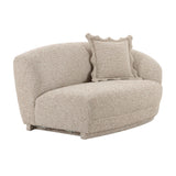 Marion 60" Two-Tone Textured Performance Boucle Loveseat - View 7