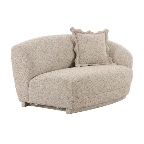 Marion 60" Two-Tone Textured Performance Boucle Loveseat - View 7