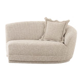 Marion 60" Two-Tone Textured Performance Boucle Loveseat - View 9