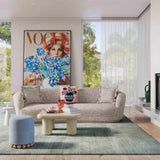 Marion 2-Piece Two-Tone Textured Boucle Sectional