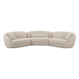 Marion 3-Piece Two-Tone Textured Boucle Sectional