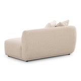 Sylvie 59" Cream Boucle Arm Loveseat