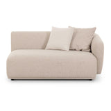 Sylvie 59" Cream Boucle Arm Loveseat