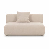 Sylvie 54" Cream Boucle Armless Loveseat
