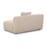 Sylvie 54" Cream Boucle Armless Loveseat