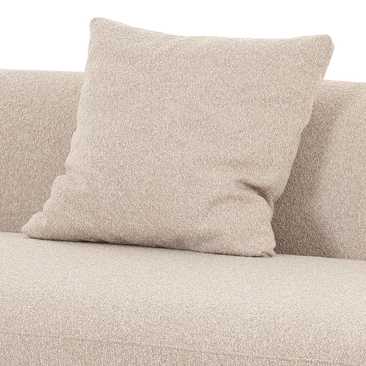 Sylvie 54" Cream Boucle Armless Loveseat