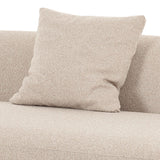Sylvie 54" Cream Boucle Armless Loveseat
