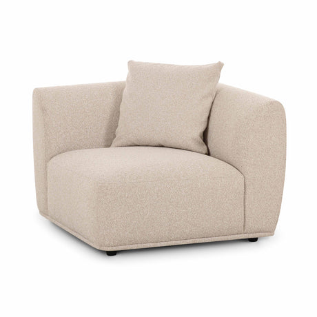 Sylvie Cream Performance Boucle Corner Chair - View 1
