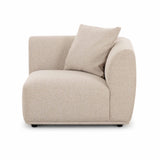 Sylvie Cream Performance Boucle Corner Chair - View 2