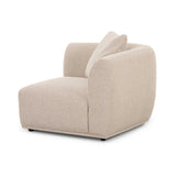 Sylvie Cream Performance Boucle Corner Chair - View 3