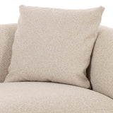 Sylvie Cream Performance Boucle Corner Chair - View 4