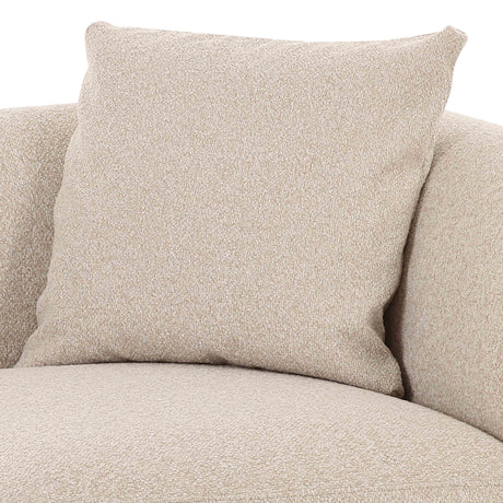 Sylvie Cream Performance Boucle Corner Chair - View 4