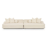 Lulu 141" Cream Boucle Sofa