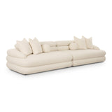 Lulu 141" Cream Boucle Sofa