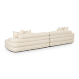 Lulu 141" Cream Boucle Sofa