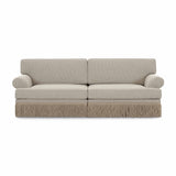 Yvette 92" Warm Grey Boucle Sofa