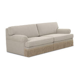 Yvette 92" Warm Grey Boucle Sofa