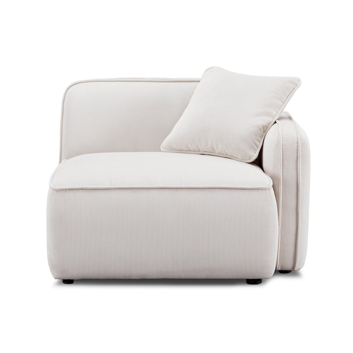 Travie Performance Corduroy Velvet RAF Corner Chair - View 2
