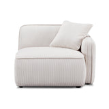 Travie Performance Corduroy Velvet RAF Corner Chair - View 2