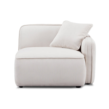 Travie Performance Corduroy Velvet RAF Corner Chair - View 2
