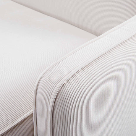 Travie Performance Corduroy Velvet RAF Corner Chair - View 4