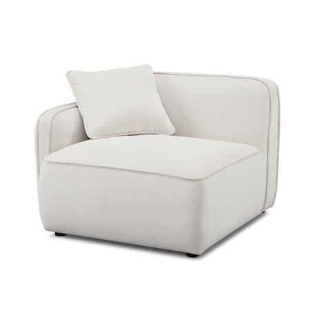 Travie Performance Corduroy Velvet LAF Corner Chair - View 1