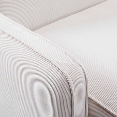 Travie Performance Corduroy Velvet LAF Corner Chair - View 4